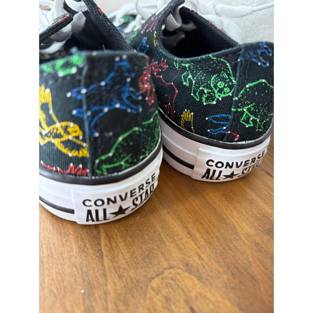 Converse Chuck Taylor All Star Junior 4 Black Neon Dino Constellation 672372F